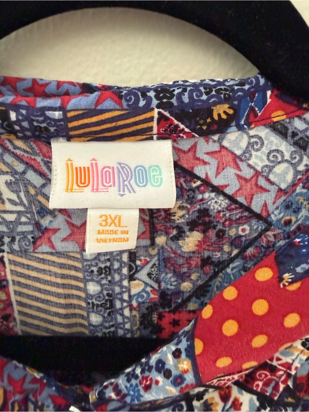 Printed patchwork blouse - Picture 3 of 3